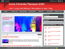 Tablet Screenshot of capsurlaforme.com